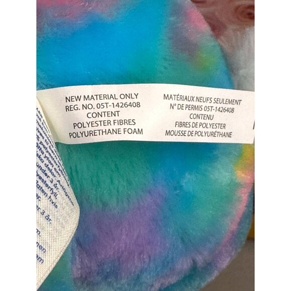 Build a Bear Tie Dye Easter Bunny Plush Satin Ears Stuffed Animal Sewn Eyes 21" - Picture 13 of 15